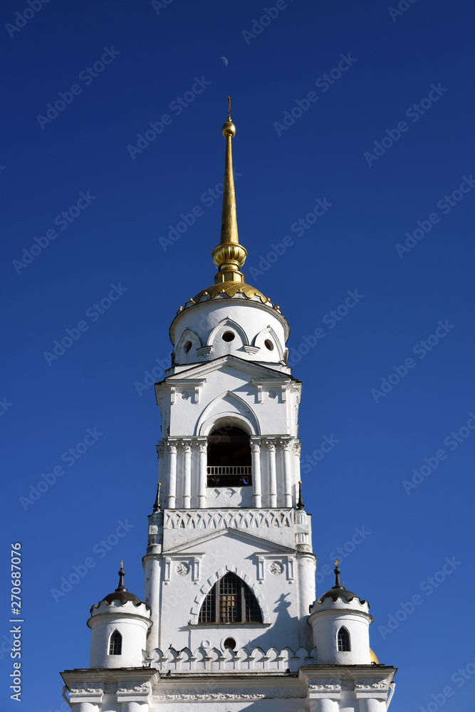 Assumption cathedral in Vladimir city, Russia. Popular landmark.	
