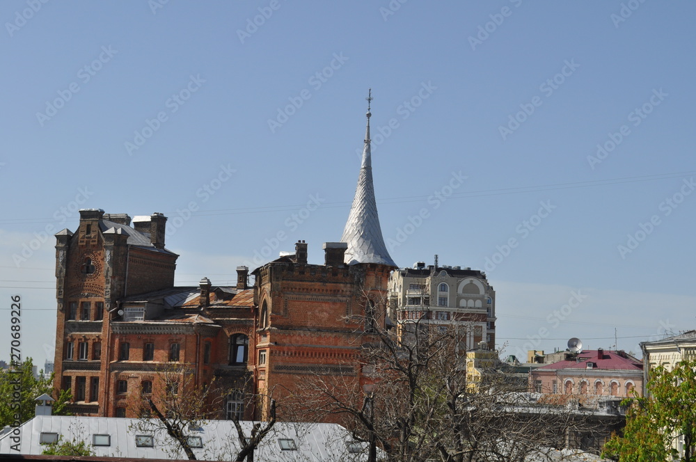 View of the House of Baron Steingel, Kiev Ukraine