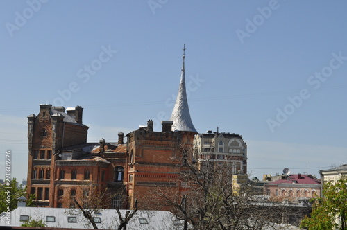 View of the House of Baron Steingel, Kiev Ukraine