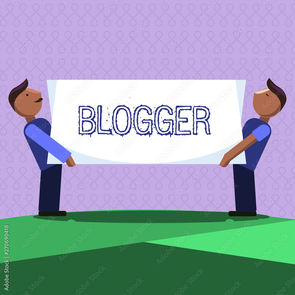 Word writing text Blogger. Business concept for Person who regularly writes material for a blog Online writer. Word writing text Blogger. Business concept for Person who regularly writes material for a blog Online writer.