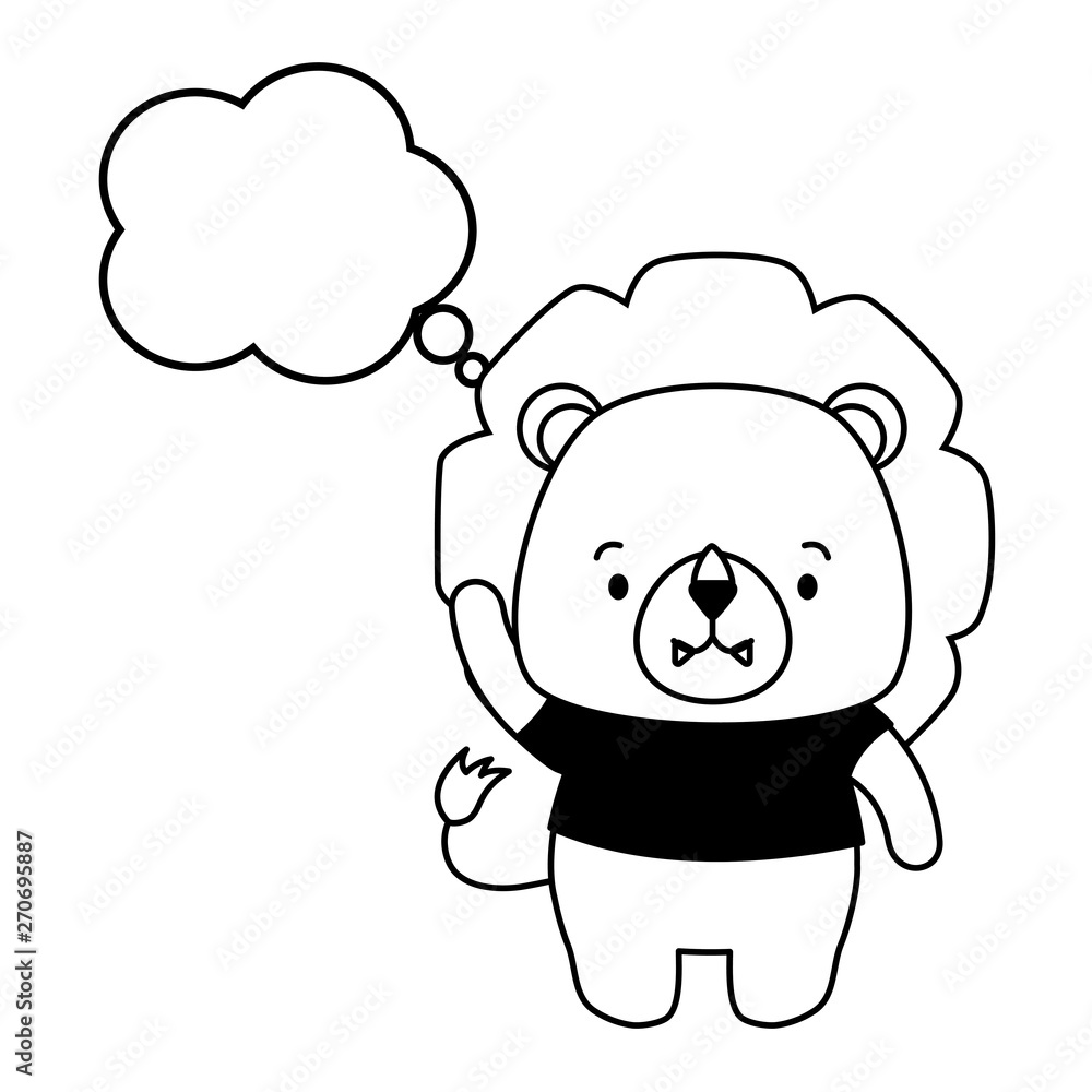 Fototapeta premium cute animal cartoon