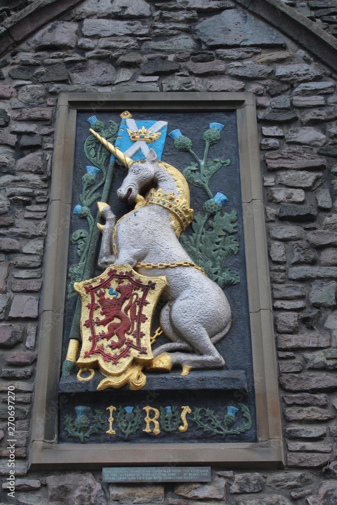 unicornio, animal nacional de Escocia foto de Stock | Adobe Stock