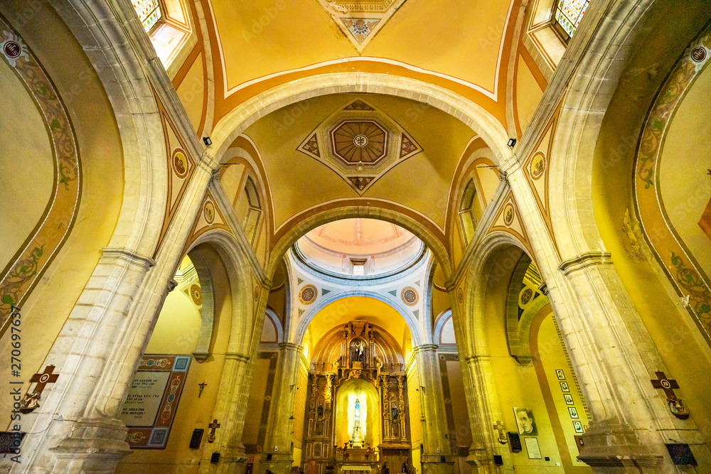 Basilica Altar Templo de la Compania Church Oaxaca Mexico