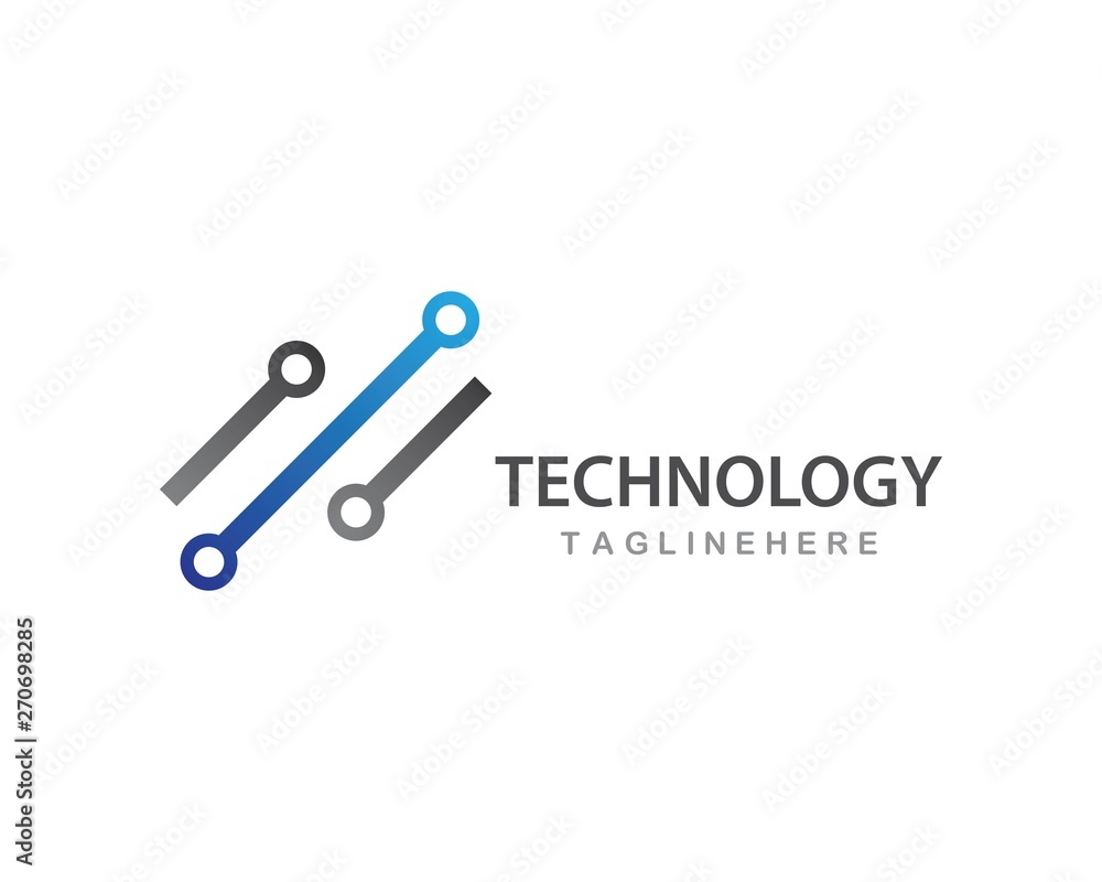 circuit technology logo vector circuit technology logo vector