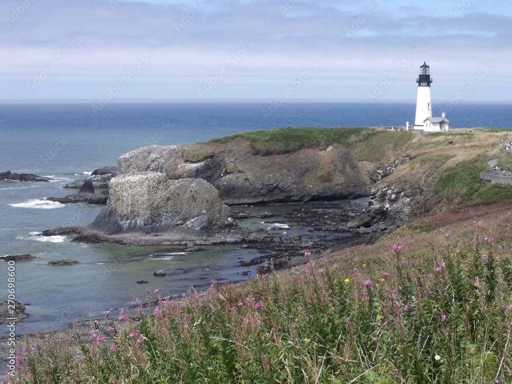 Yaquina Head Light on Oregon Coast