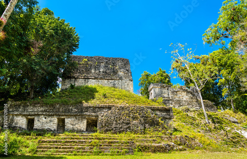 Ancient Mayan ruins at Tikal in Guatemala