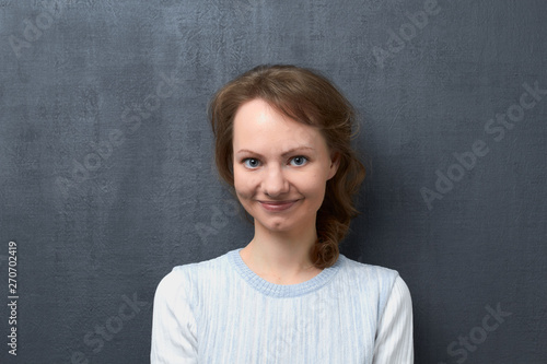 Portrait of cute smiling girl © Andrei Korzhyts