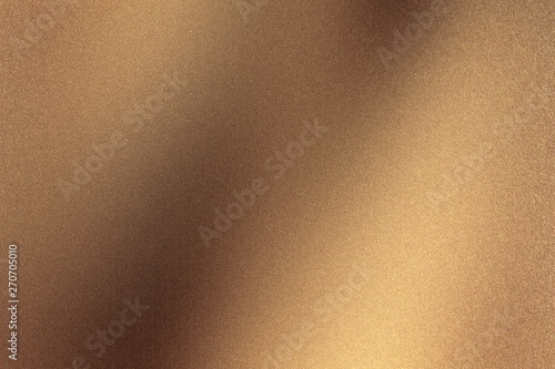 Polished bronze metal wall, abstract texture background