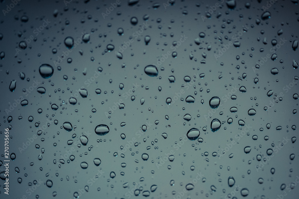 Water drops on glass. Water drops on glass.