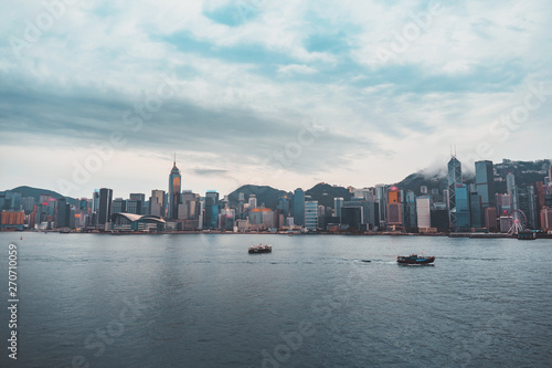 Hong Kong Scenery, View From Victoria Harbour