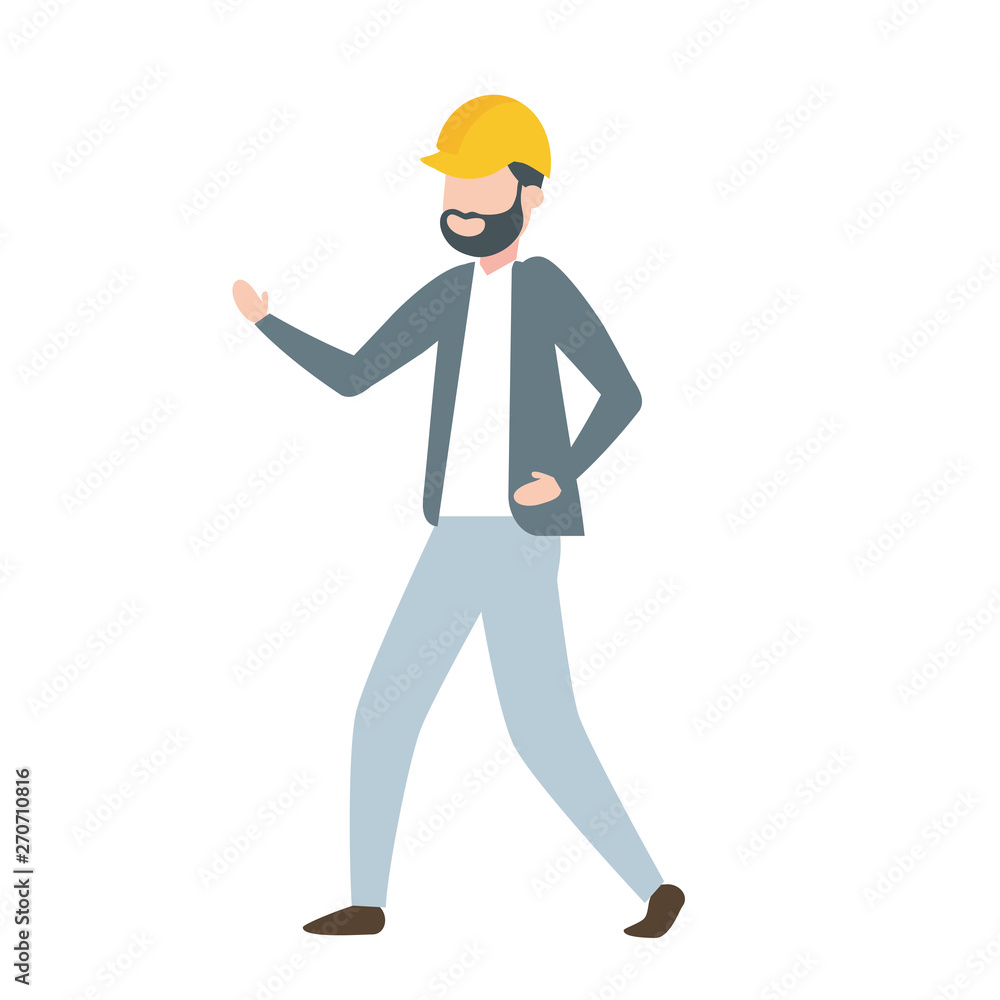 contractor man worker with helmet contractor man worker with helmet
