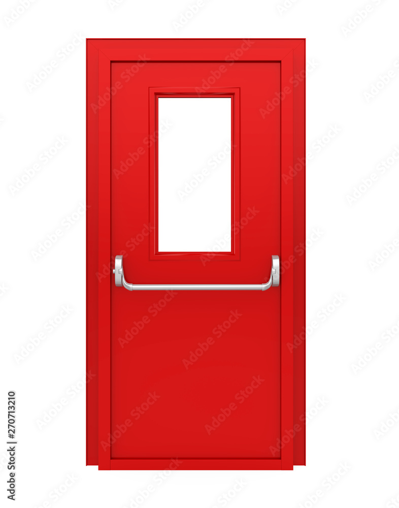 Emergency Exit Door Isolated Emergency Exit Door Isolated