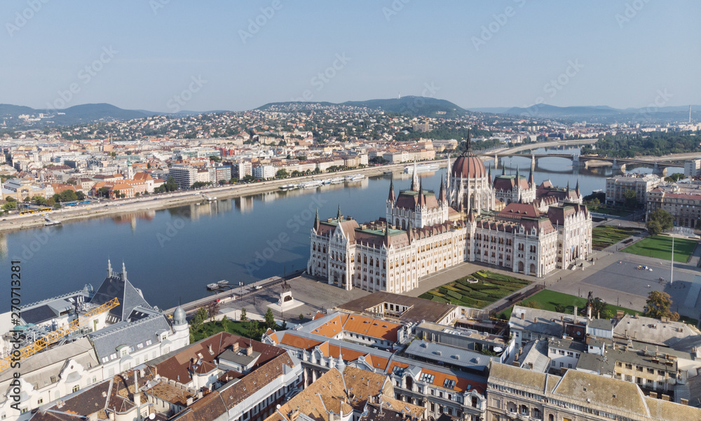 Parliament of Budapest, Aerial
