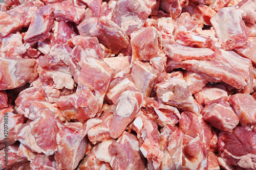 pork rip raw material use for cooking 