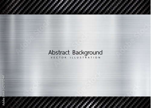 abstract metallic frame on carbon kevlar texture pattern tech sports innovation concept background . Copyspace for text.