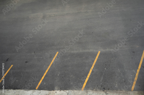 Line for parking Car on road © akachai studio