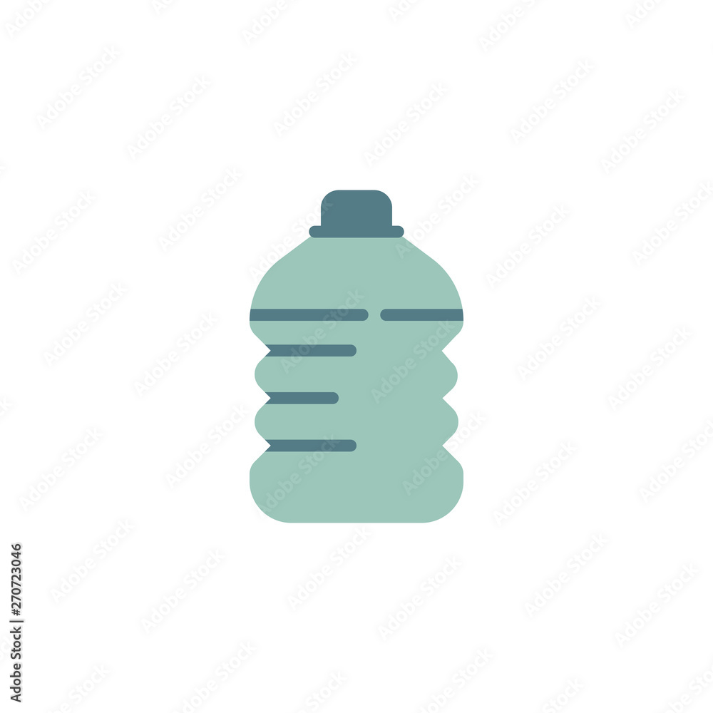 Bottle of water flat icon, vector sign, Water bottle colorful pictogram isolated on white. Symbol, logo illustration. Flat style design Bottle of water flat icon, vector sign, Water bottle colorful pictogram isolated on white. Symbol, logo illustration. Flat style design