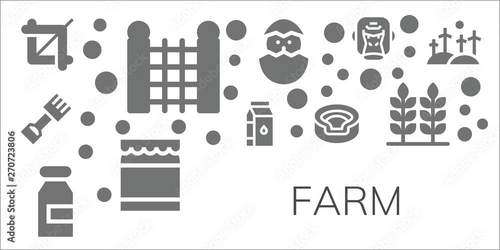 farm icon set farm icon set