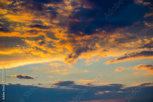 Landscape at the sunset © somra