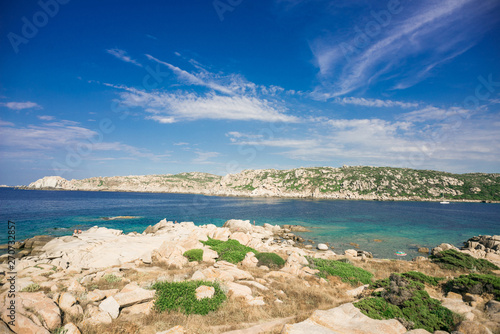 Fototapeta Naklejka Na Ścianę i Meble -  Zia Culumba Beach. Capo Testa, Sardinia Island, Italy.