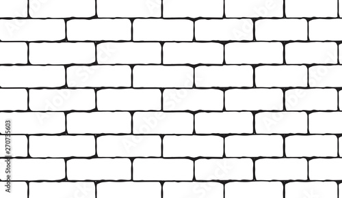 Brick wall background. Vector illustration