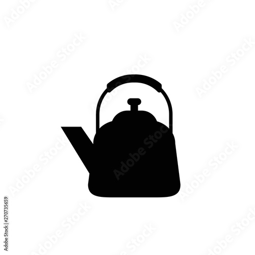 Kitchen Pan Icon on white background