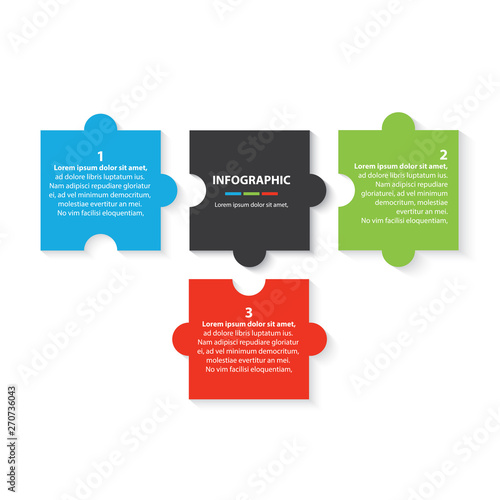 colorful timeline infographic with 3 options design template, Infographics management, finance, analytics, presentation. Vector illustration