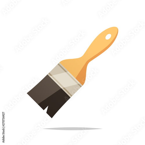 Paintbrush vector isolated illustration