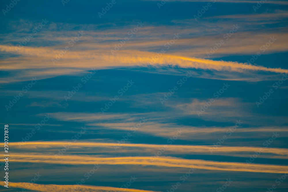 Fototapeta premium Clouds at the sunset