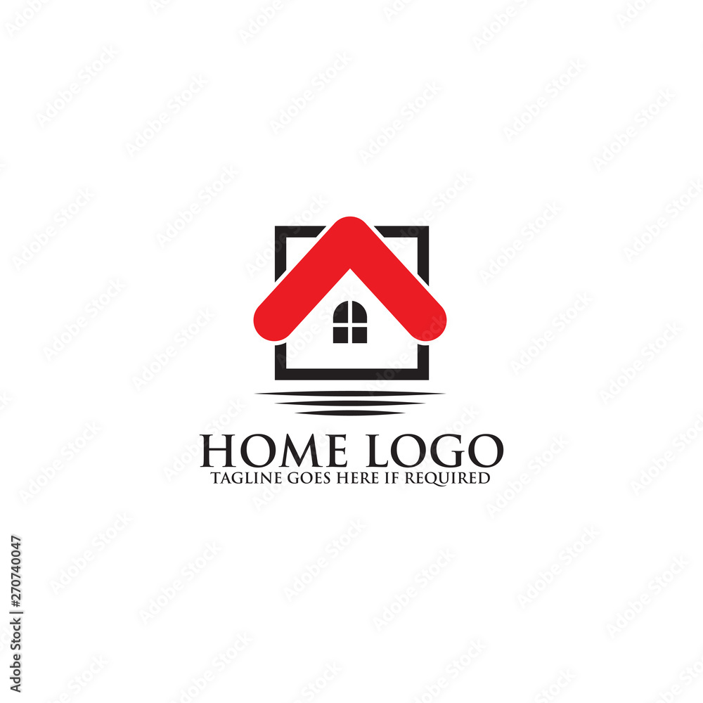 Real estate home logo design vector template Real estate home logo design vector template