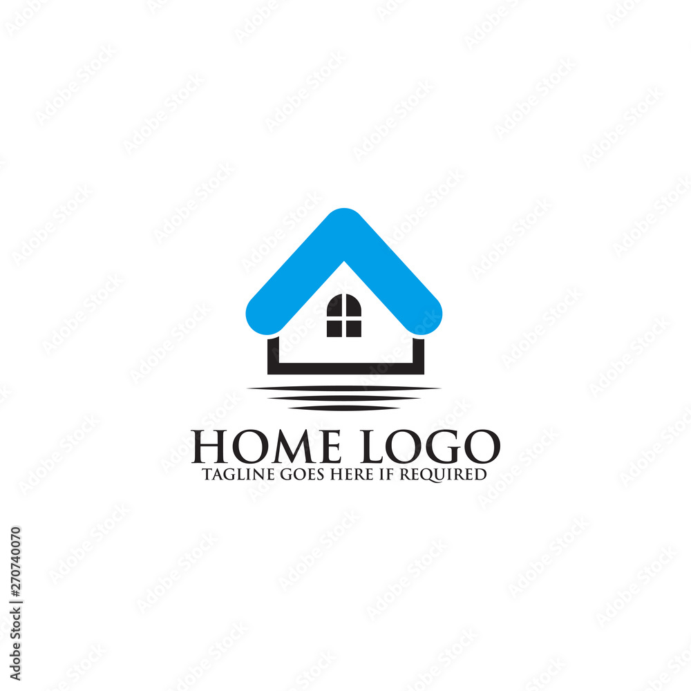 Real estate home logo design vector template Real estate home logo design vector template