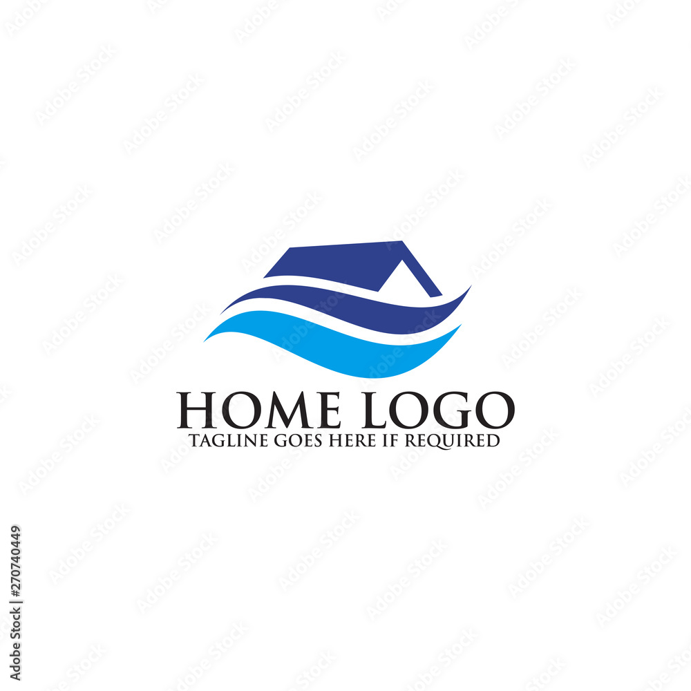 Real estate home logo design vector template Real estate home logo design vector template