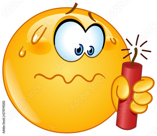 emoticon with dynamite
