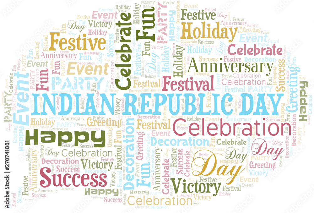 Indian Republic Day Word Cloud. Wordcloud Made With Text. Indian Republic Day Word Cloud. Wordcloud Made With Text.