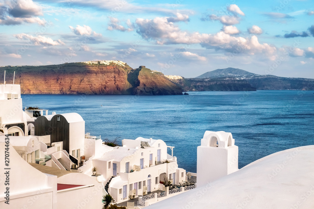 Fototapeta premium Beautiful view of city at sea resort