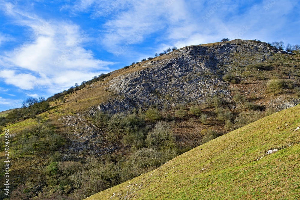 View from Thorpe Cloud, Dovedale, Derbyshire