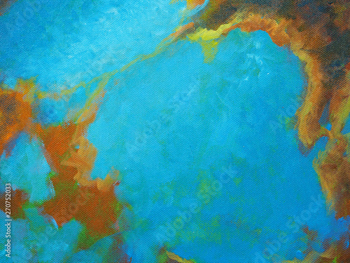 Top view colorful art abstract ocean background.