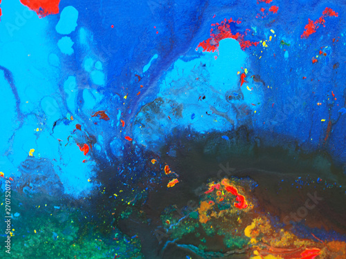 Top view colorful art abstr...