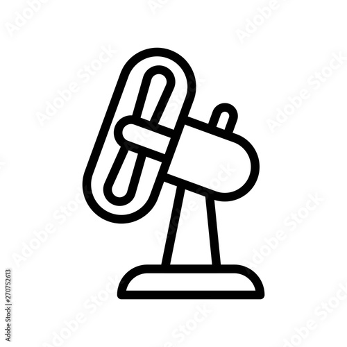 Stand fan vector illustration, Isolated line style icon