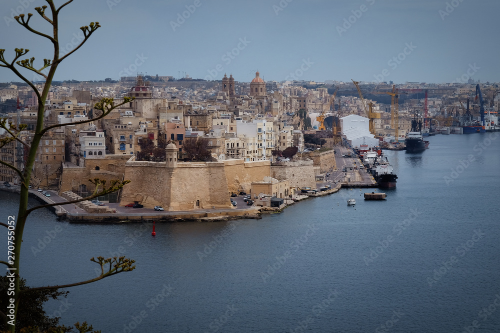 malta, valetta, city, sea, water, architecture, travel, 
