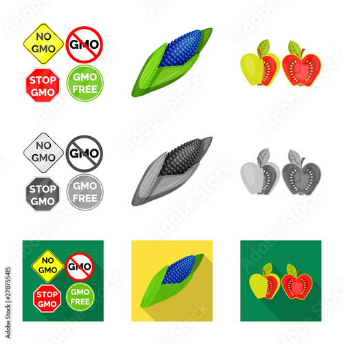 Isolated object of test and synthetic icon. Collection of test and laboratory vector icon for stock.