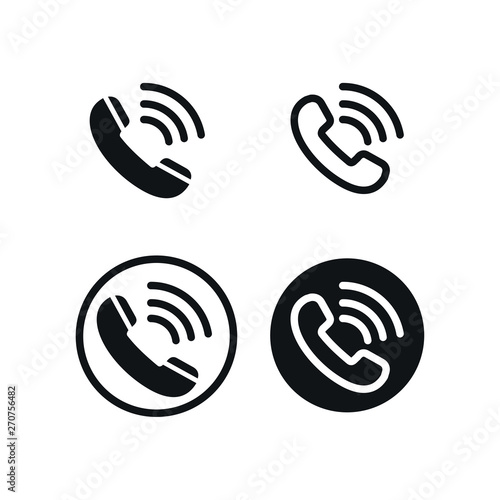 Phone icon vector. Phone glyph set icon illustration creativity symbol on white background.