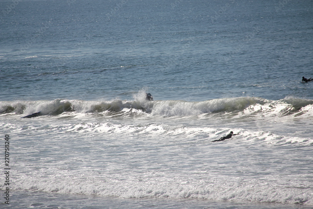 Obraz premium surfer beach winter marocco