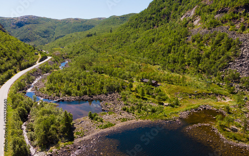 Landscape of Hallingskarvet Park, Norway photo