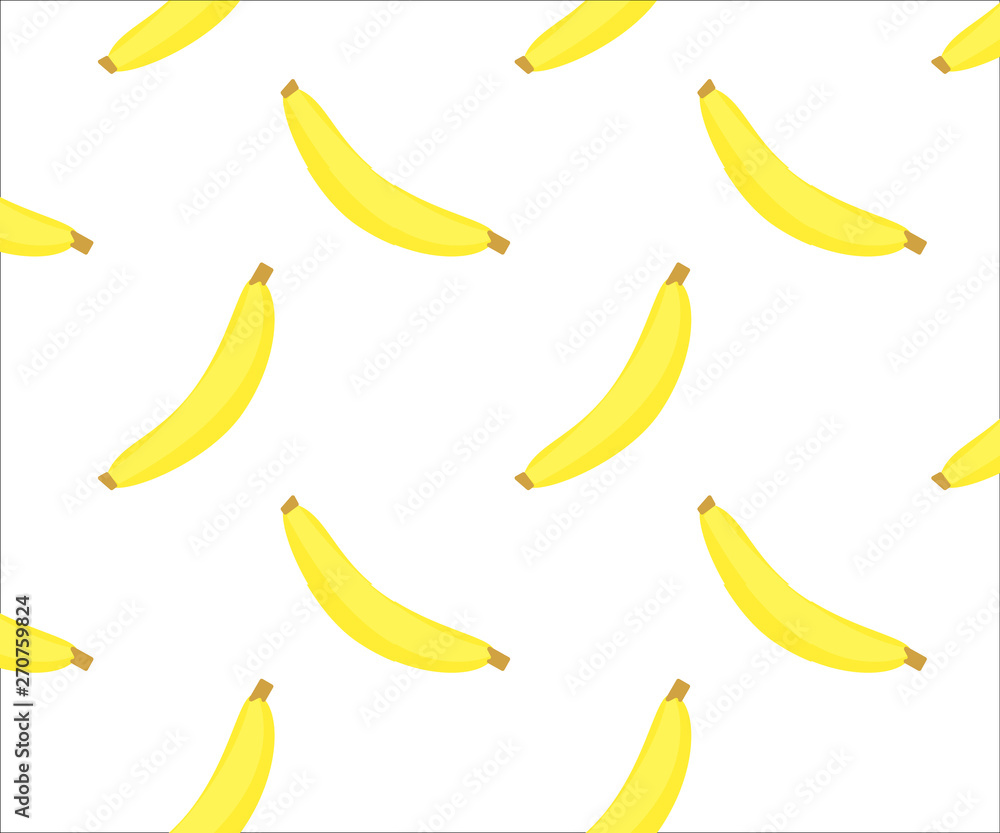 pattern yellow bananas for background