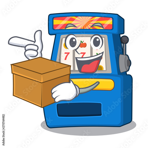 With box slot machine isolated in the character