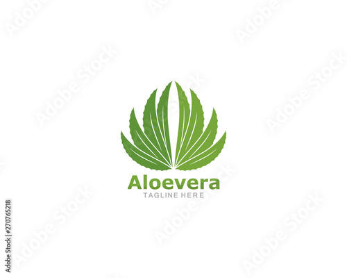 Set of aloevera logo template vector icon concept