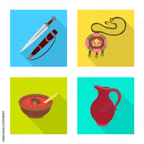 Vector design of culture and sightseeing icon. Collection of culture and originality stock vector illustration.