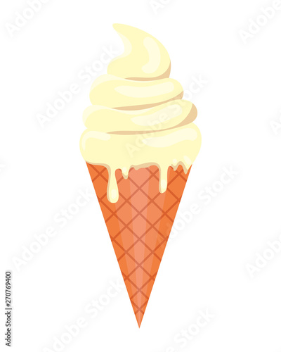 sweet ice cream cone icon