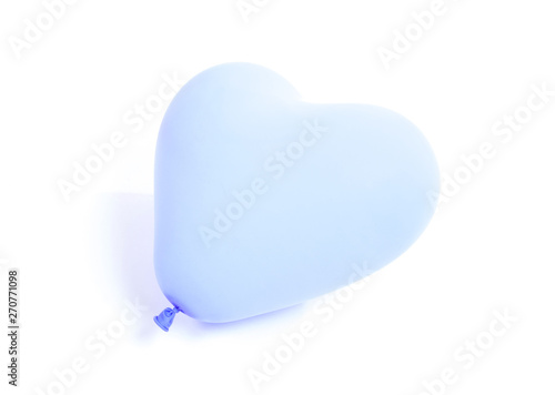 Blue baloon heart